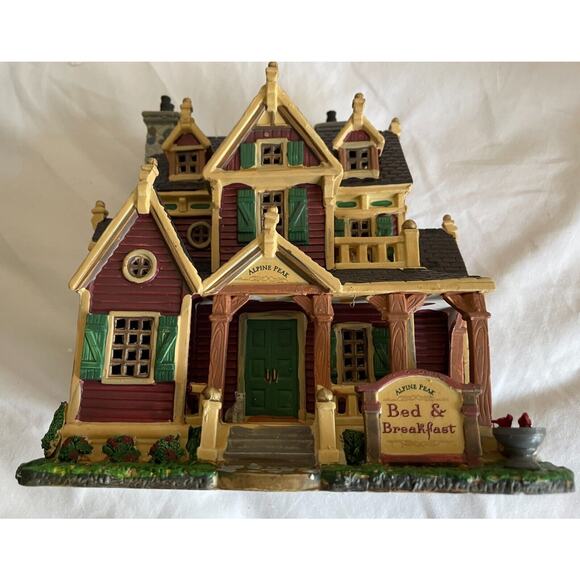 Lemax Village Collection Lighted Building Alpine Peak B & B - Picture 9 of 9